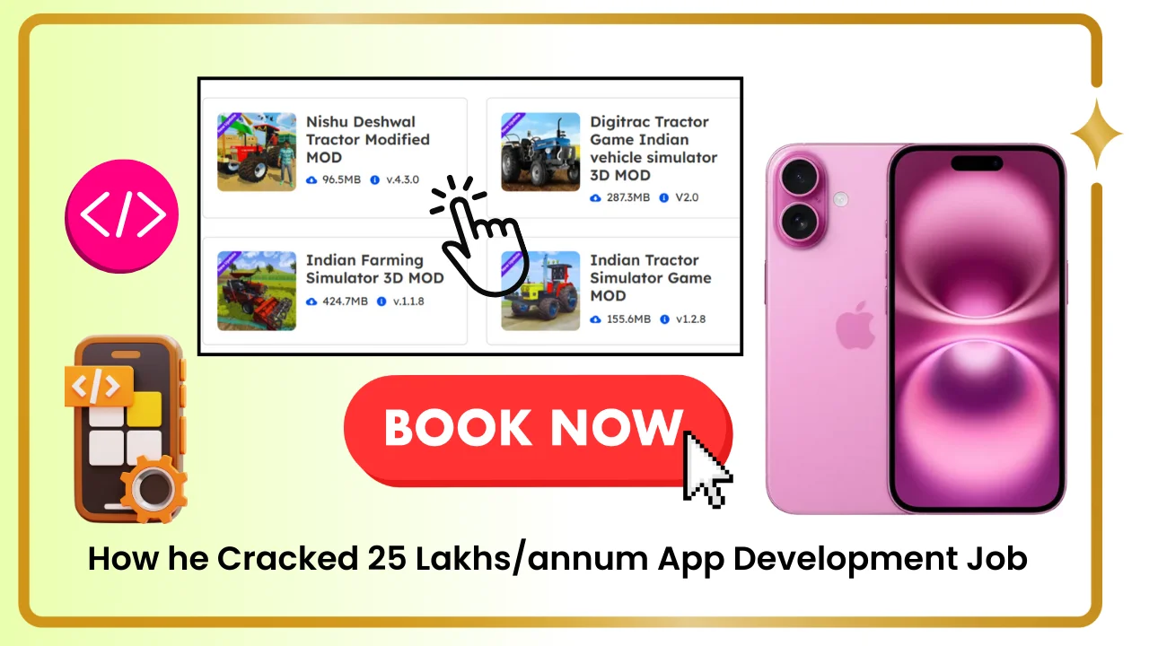 25 Lakhs/annum App Development Job