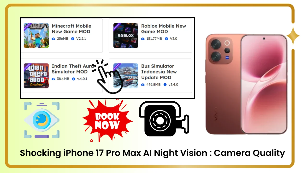 iPhone 17 Pro Max AI Night Vision